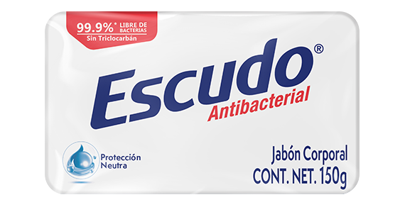jabon antibacterial escudo blanco