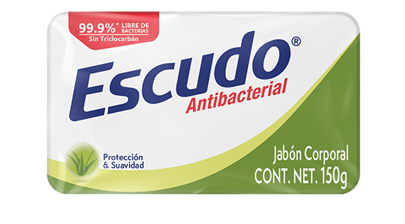 jabon antibacterial escudo verde