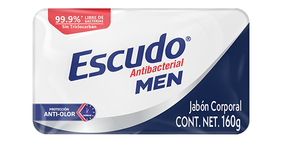jabon antibacterial escudo men